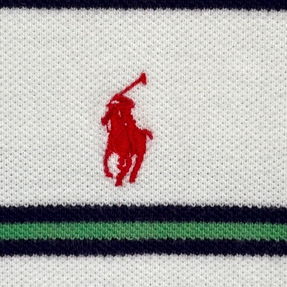 Polo Ralph Lauren Men's Striped Polo Shirt Classic Fit 2XL M1269 - Picture 7 of 15